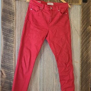 Lucky bright red jeans